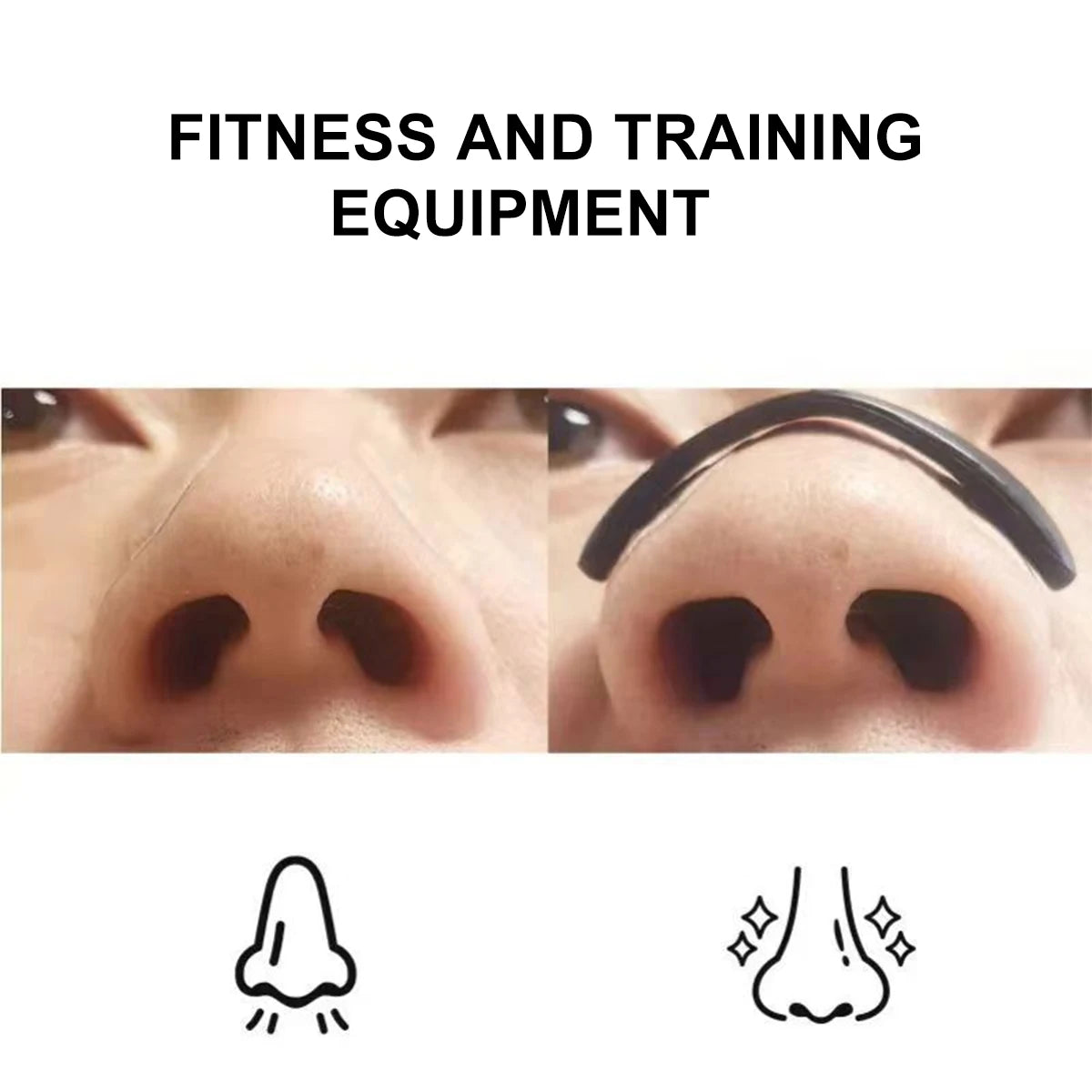 Outdoor fitness equipment-Nasal Dilator - Non-invasive Exercise/Daily Use Nasal Patch Comfortable Support Set: Magnetic Design.S