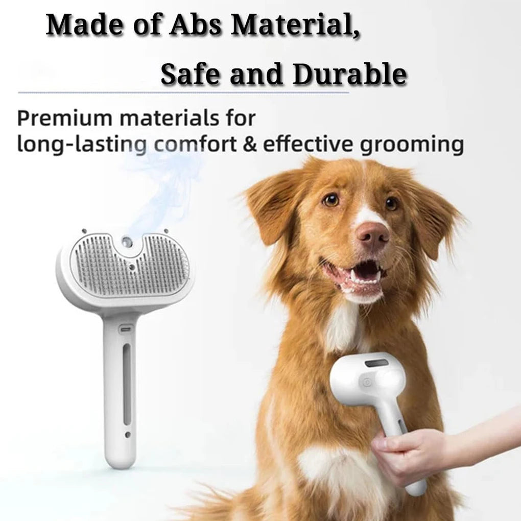 Steam Spray Grooming Brush Unique Steam Brush For Your Furry Pets Luxury Grooming Brush