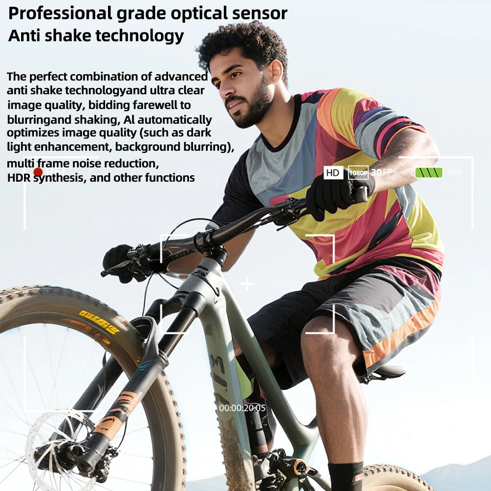 AI Translate Smart Glasses 131mm for Small Face Men Women 8MP Camera 1080P Video Shooting Photo Recognition BT Call Sunglasses