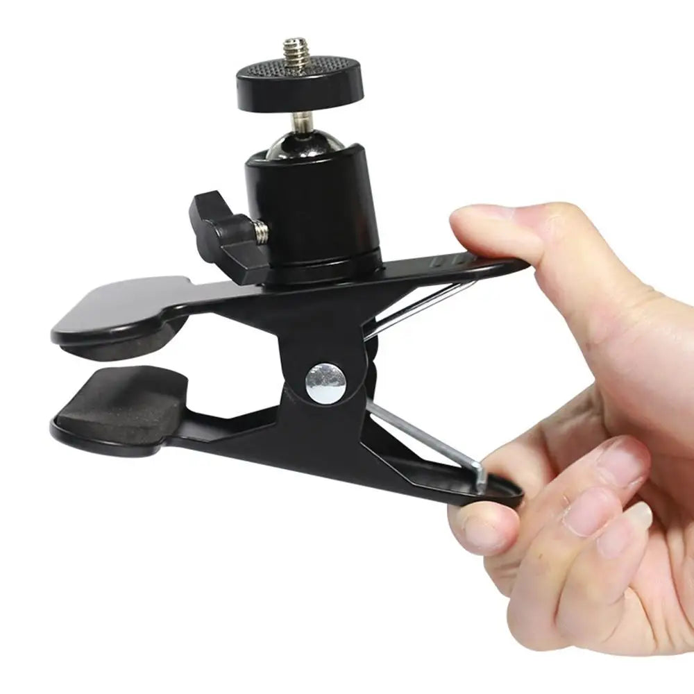 Guitar Head Clip Mobile Phone Holder Live Broadcast Bracket Stand Tripod Clip Head For iPhone 11 X Support Desktop Music Holder