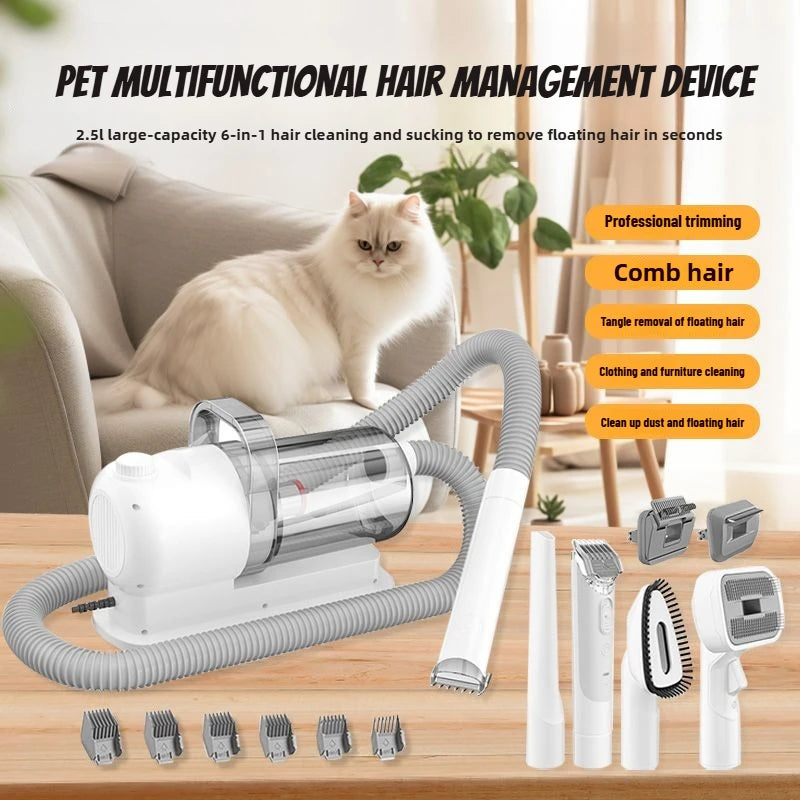 All-in-one machine pet beauty device vacuum cleaner hair clipper