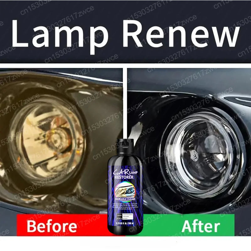 Car Headlight Polishing Agent Scratch Remover Repair Headlight Renewal Polish Liquid Headlights Restoration