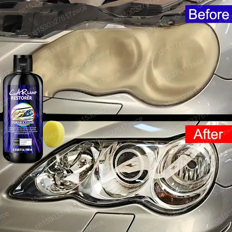 Car Headlight Polishing Agent Scratch Remover Repair Headlight Renewal Polish Liquid Headlights Restoration