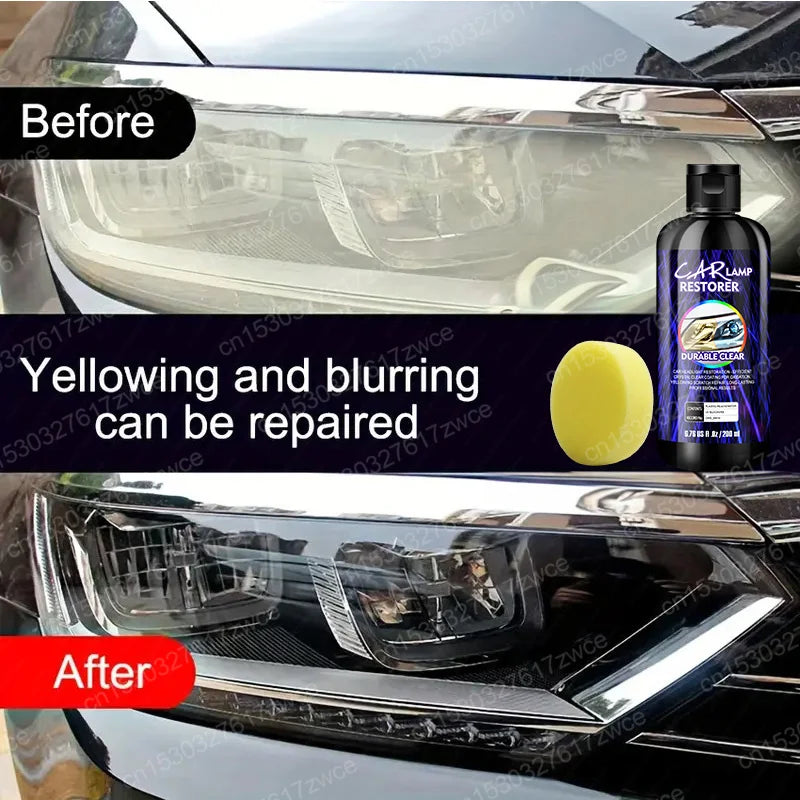 Car Headlight Polishing Agent Scratch Remover Repair Headlight Renewal Polish Liquid Headlights Restoration