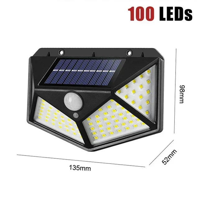 LED Solar Light PIR Motion Sensor Wall Light Solar Lamp Outdoor Waterproof Solar Powered Sunlight Street Lamp Garden Decoration