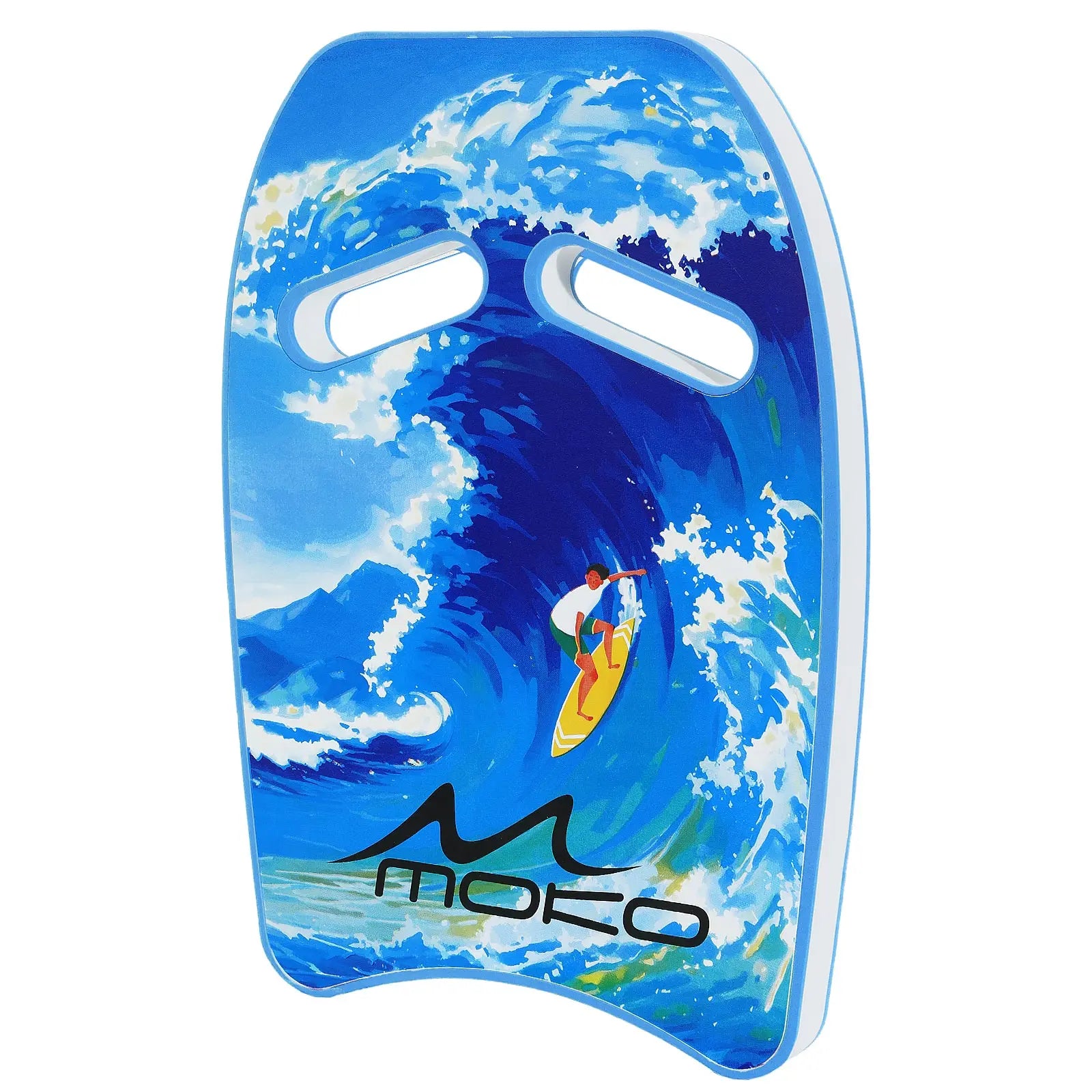 Kickboard swim exercise and fun under the sun