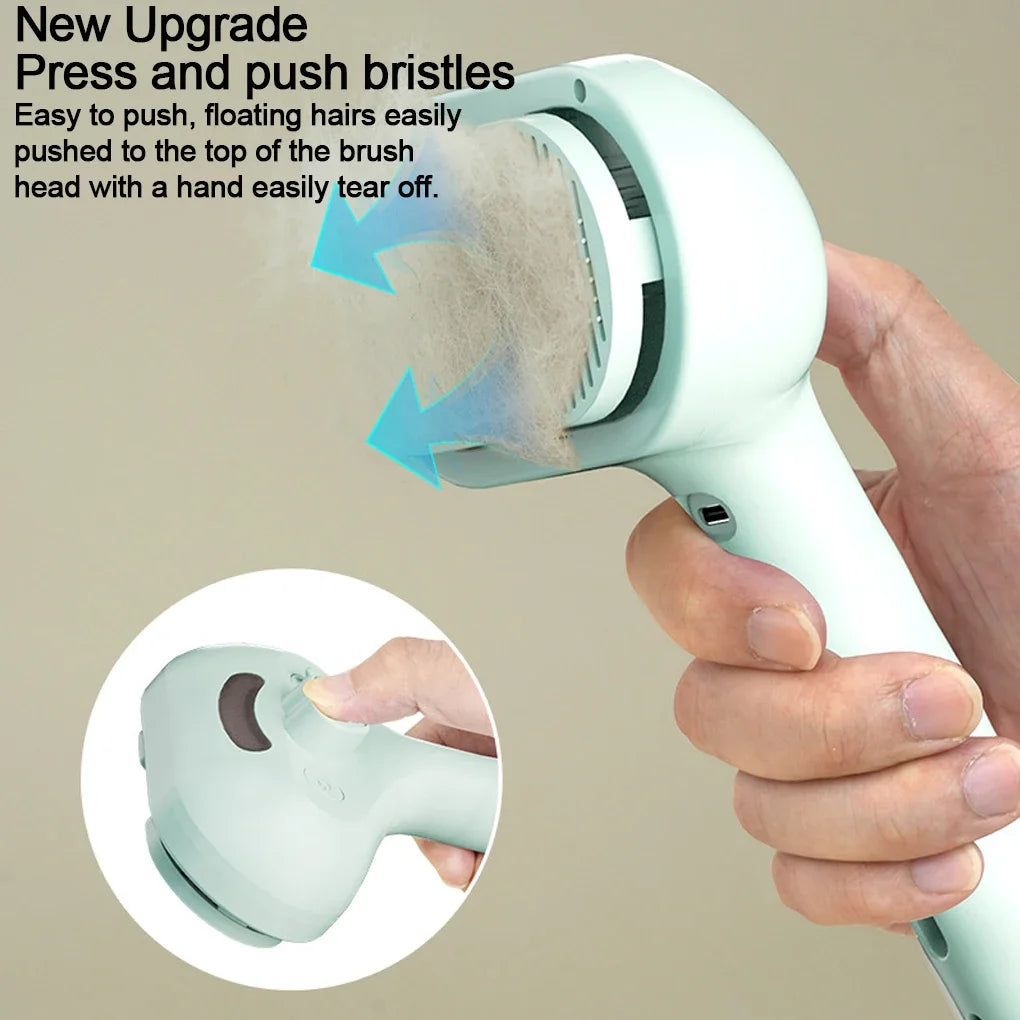 Steam Spray Grooming Brush Unique Steam Brush For Your Furry Pets Luxury Grooming Brush