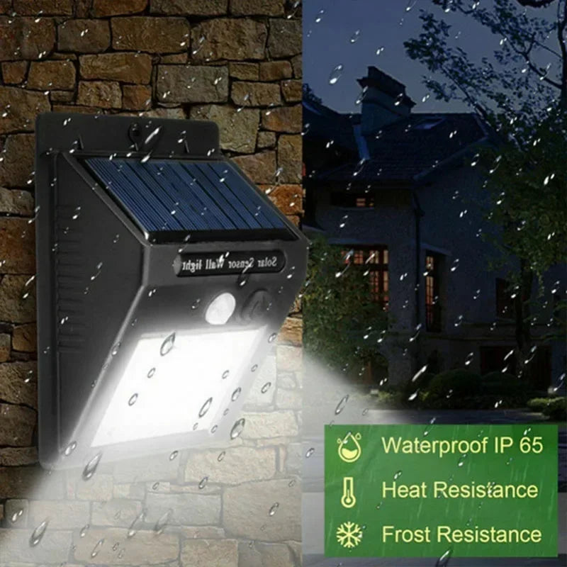 LED Solar Light PIR Motion Sensor Wall Light Solar Lamp Outdoor Waterproof Solar Powered Sunlight Street Lamp Garden Decoration