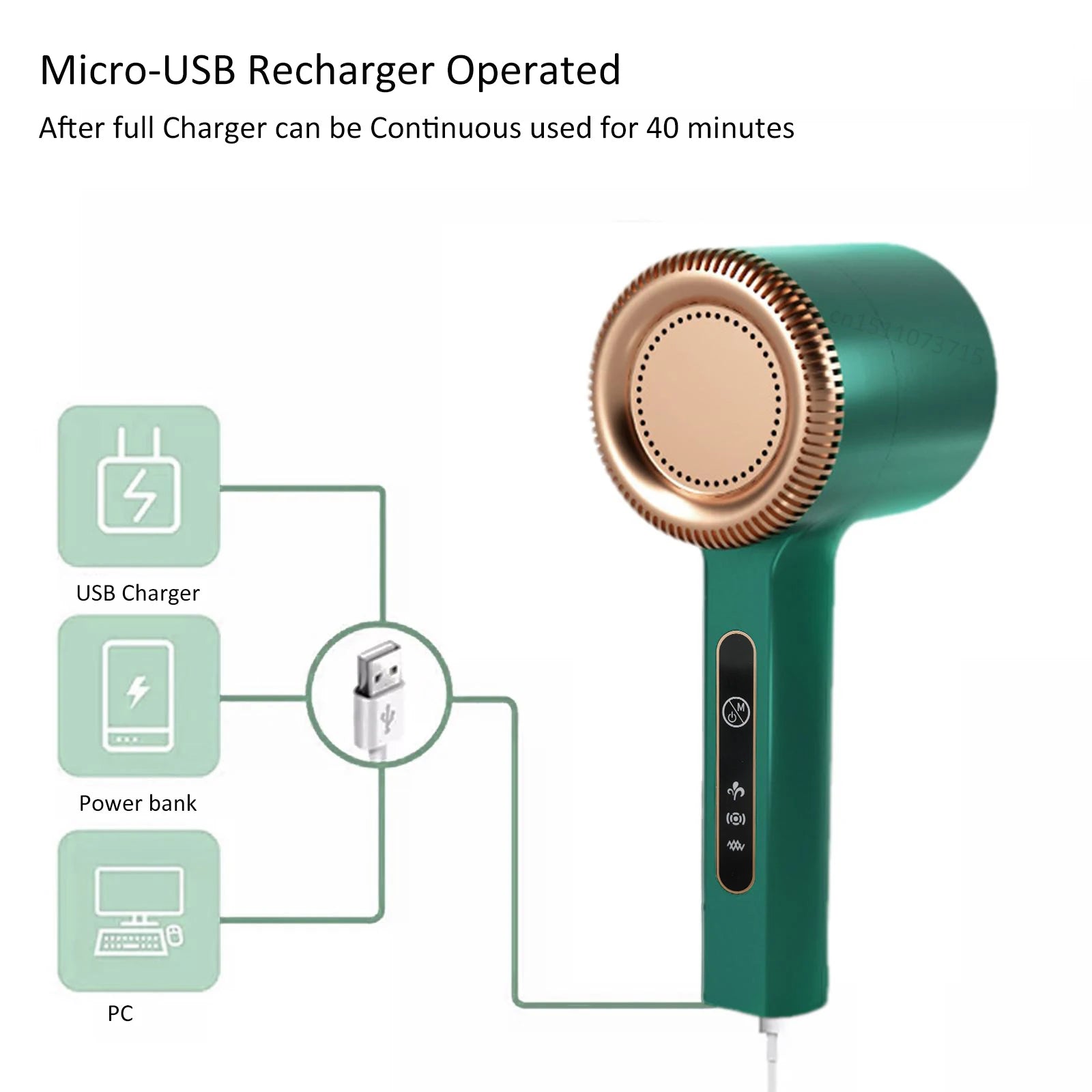 Portable Lint Remover for Clothes Rechargeable