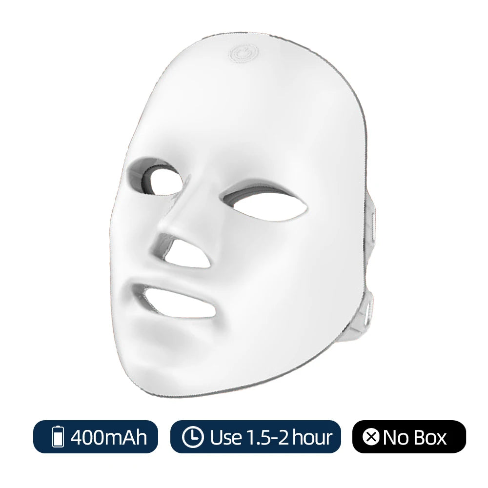 Wireless LED Mask 7 Color LED Face Mask Photon Skin Firming Anti Aging Rejuvenation Beauty Mask