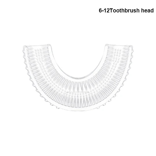 Children U-shaped Electric Toothbrush 360 Degrees Smart Cartoon Toothbrush Automatic Rechargeable Sonic Toothbrush