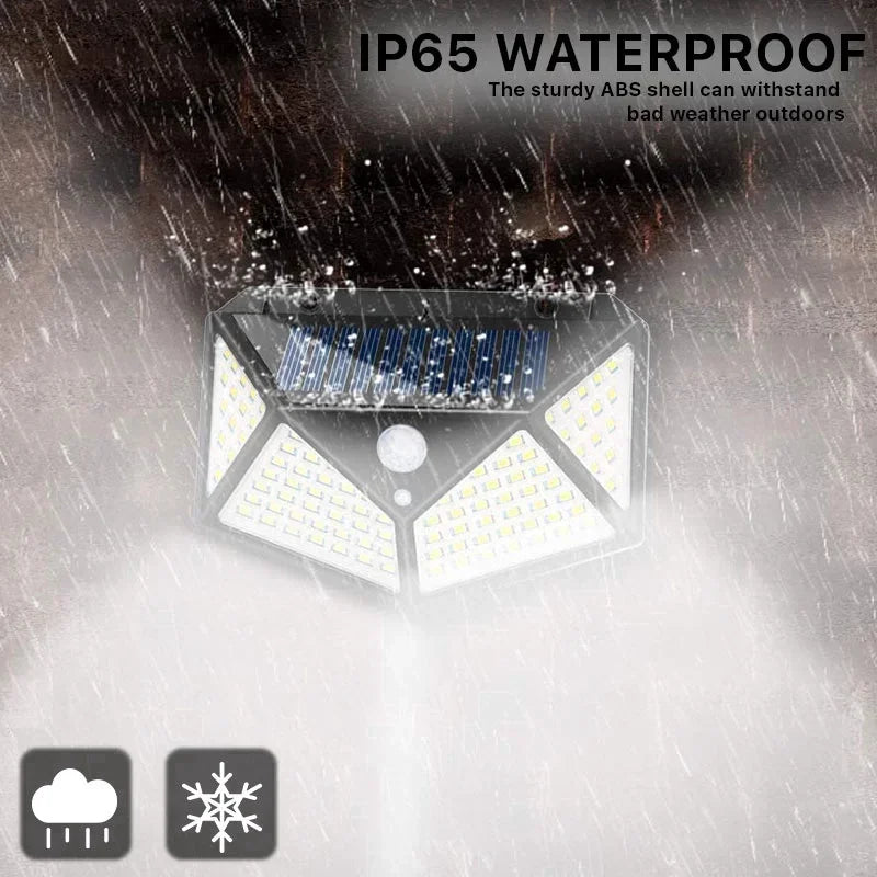 LED Solar Light PIR Motion Sensor Wall Light Solar Lamp Outdoor Waterproof Solar Powered Sunlight Street Lamp Garden Decoration