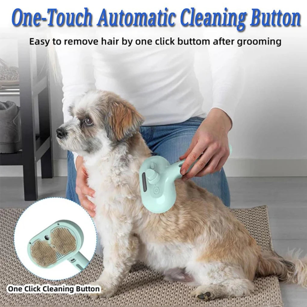 Steam Spray Grooming Brush Unique Steam Brush For Your Furry Pets Luxury Grooming Brush