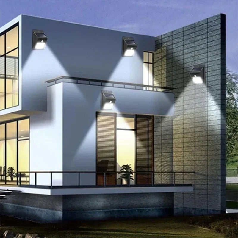 LED Solar Light PIR Motion Sensor Wall Light Solar Lamp Outdoor Waterproof Solar Powered Sunlight Street Lamp Garden Decoration