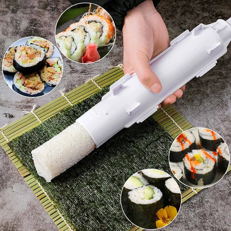 Quick Sushi Maker Roller Rice Mold Vegetable Meat Rolling Gadgets DIY Sushi Maker