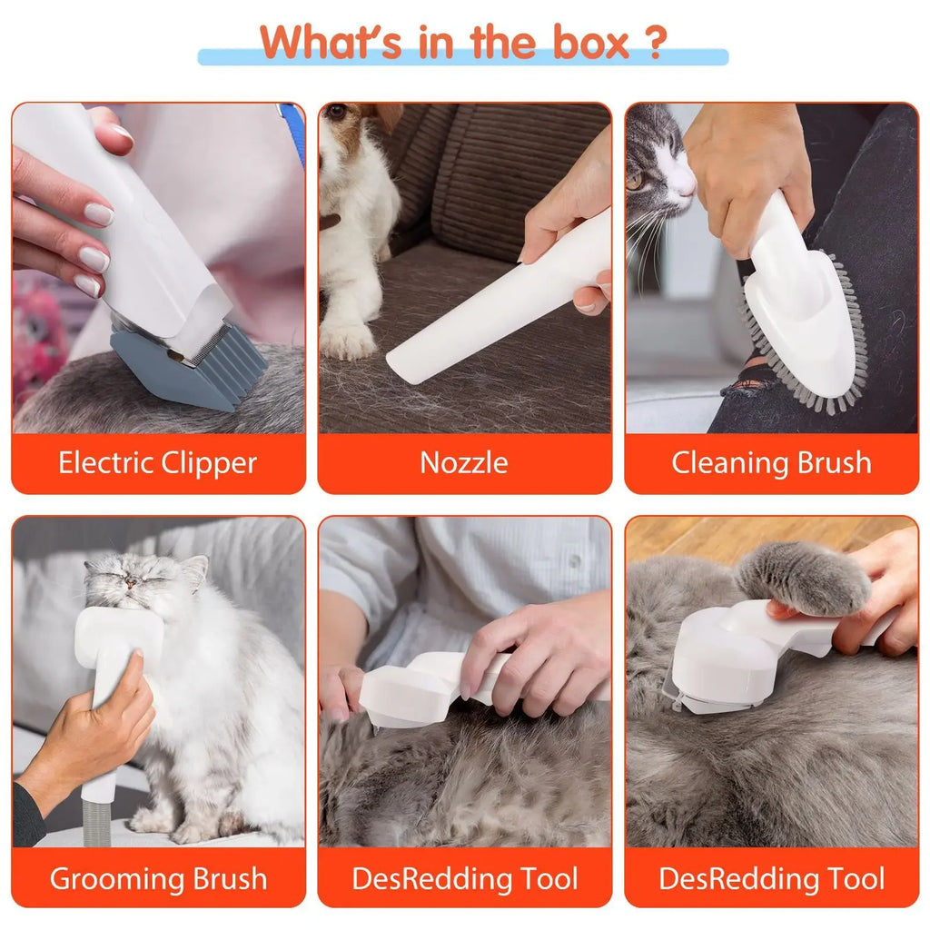 All-in-one machine pet beauty device vacuum cleaner hair clipper