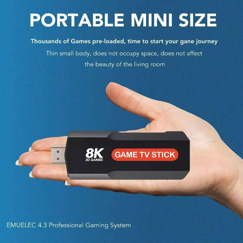 Q9 Retro Game Console 2.4G Dual Wireless Controller Video Game Console 64GB 4K HDMI 20000 Classic Games Gift For Children