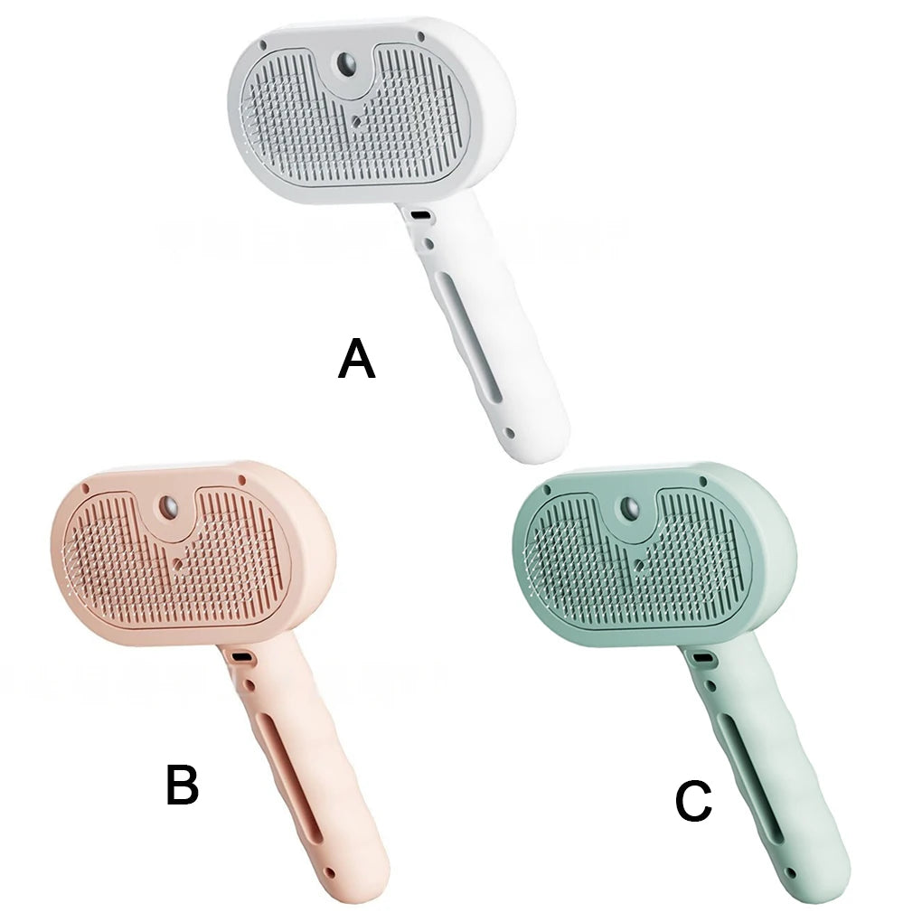 Steam Spray Grooming Brush Unique Steam Brush For Your Furry Pets Luxury Grooming Brush